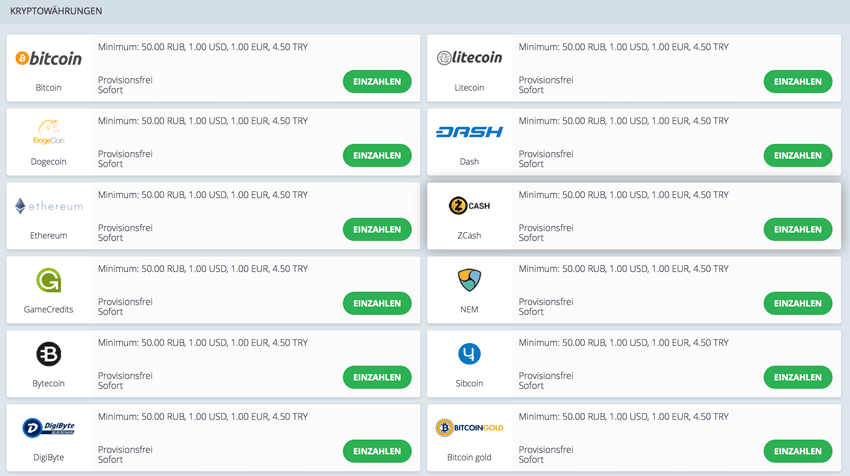 22bet Krypto Zahlungen