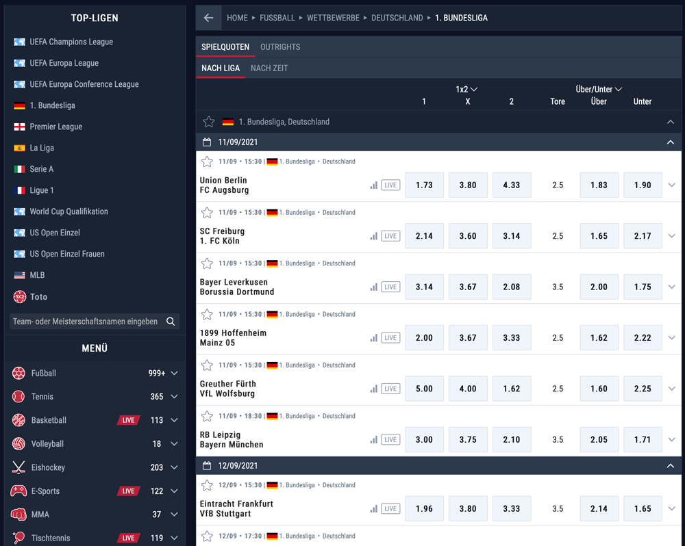 Rabona Sportwetten