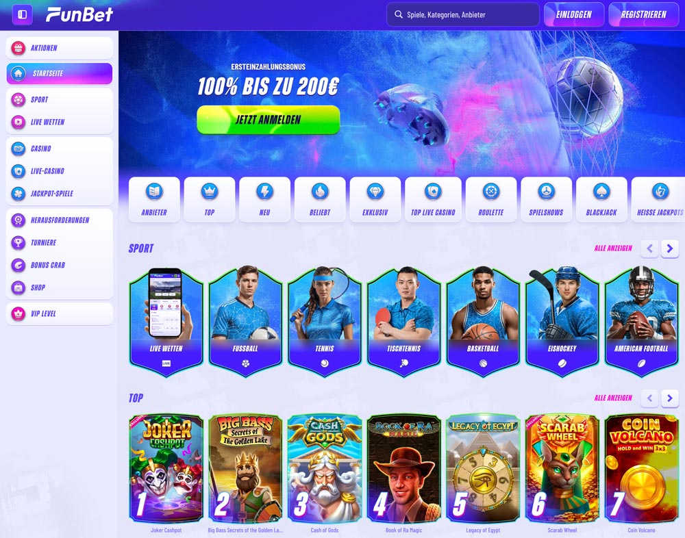Funbet Website